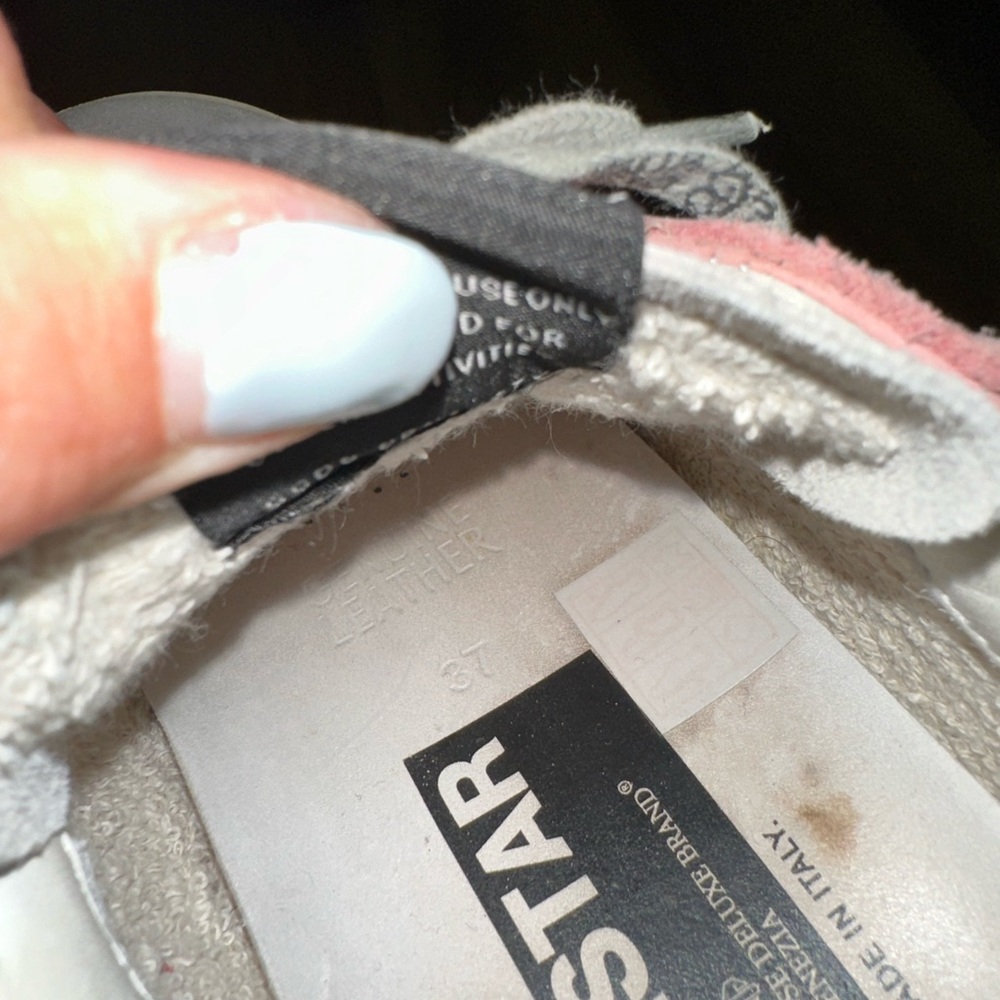 Golden Goose Superstar Colorblock Leather Sneakers Pink size 37 - Picture 7 of 8